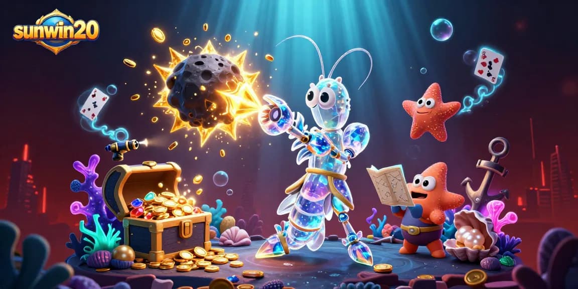 Engage in thrilling plays at sunwin20 with our vibrant galactic underwater casino adventure.