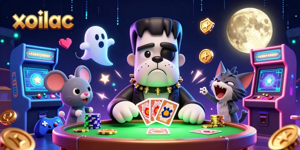 Engage in thrilling card games at Xoilac with lively characters and rich gaming elements.