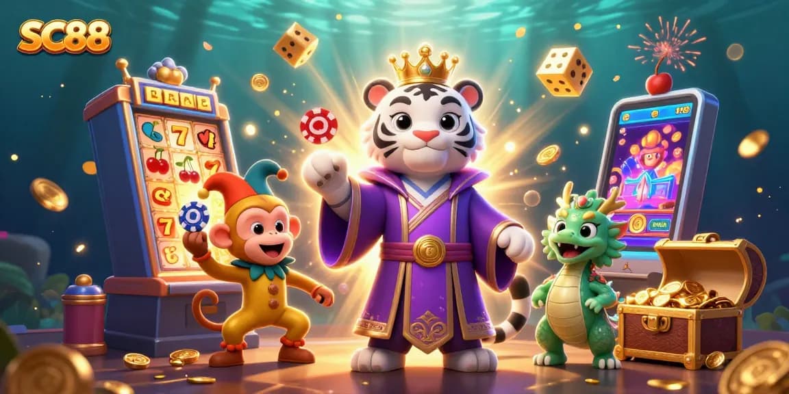 Experience thrilling casino adventures with SC88's engaging games and vibrant visuals.