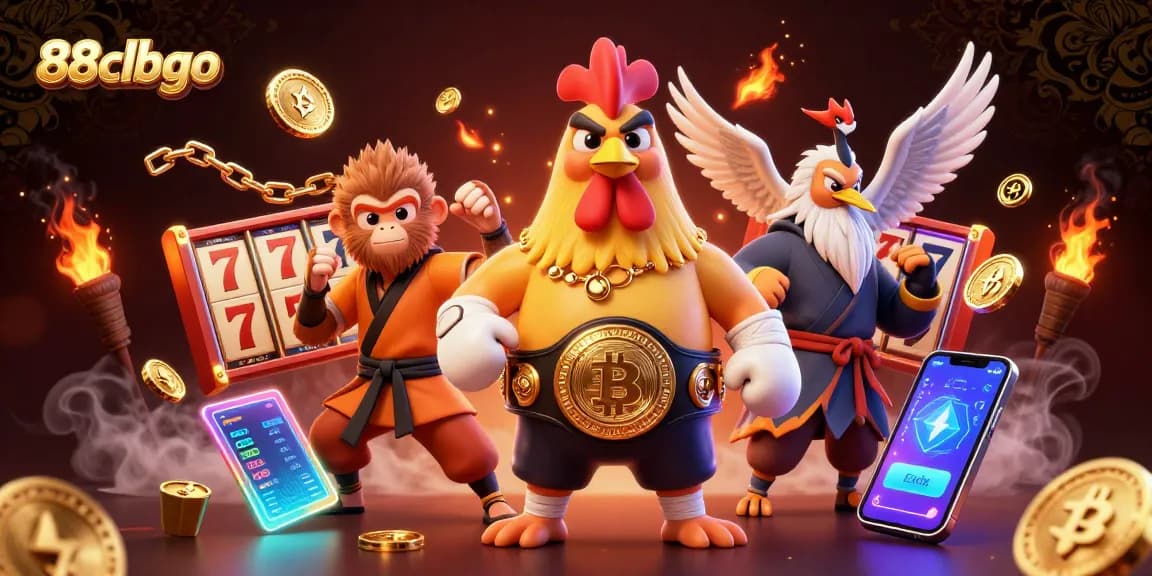 Bet on exciting wins at 88clbgo, featuring characters in a thrilling casino adventure.