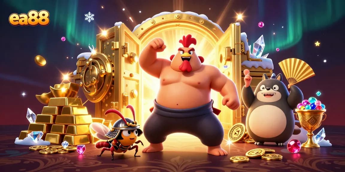 ea88 introduces high-stakes casino fun with powerful characters and dazzling treasures.