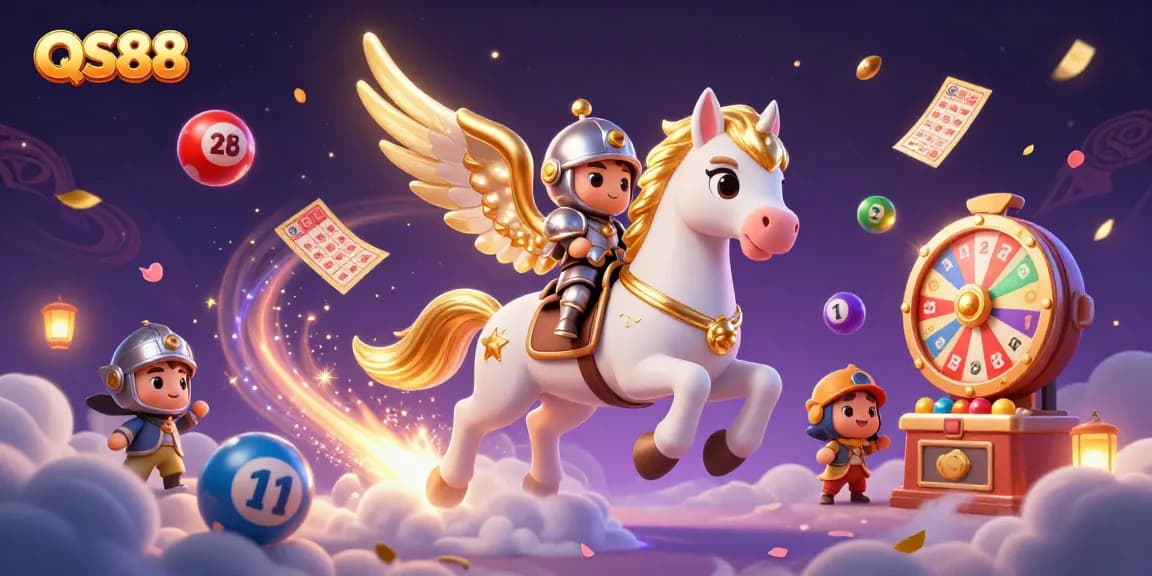 Experience the thrill of winning at QS88 with exciting dynamic lottery and casino elements.