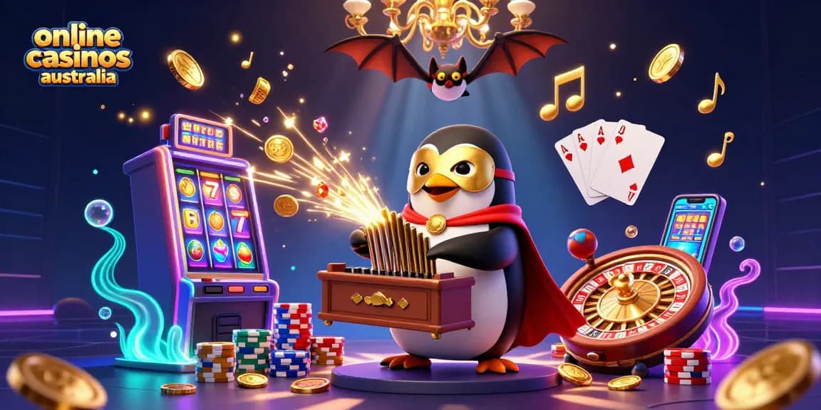 Experience thrilling gaming in online casinos Australia with dynamic slot machines and lively casino elements.