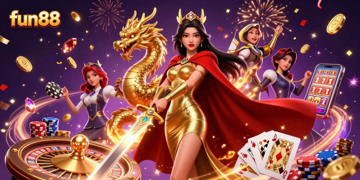 Experience the thrilling excitement of fun88 with dynamic gaming action and enchanting visuals.