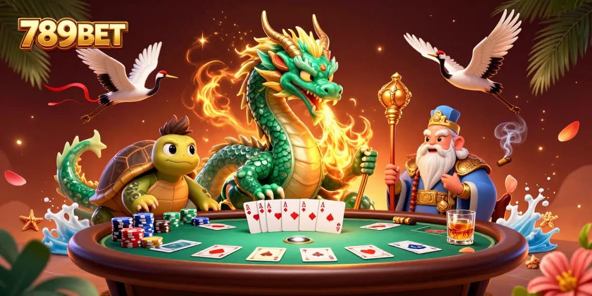 Experience the thrill of 789BET with a vibrant 3D casino scene showcasing exciting game elements.