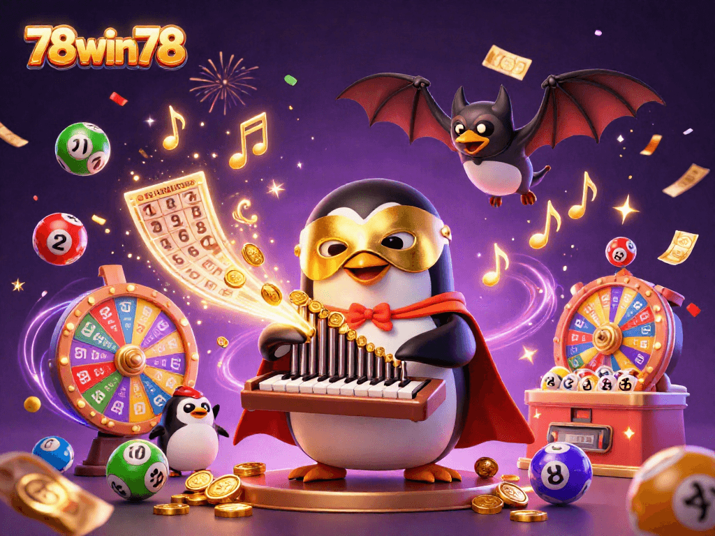 Engage with 78win78's thrilling casino action featuring animated characters and vibrant game elements.