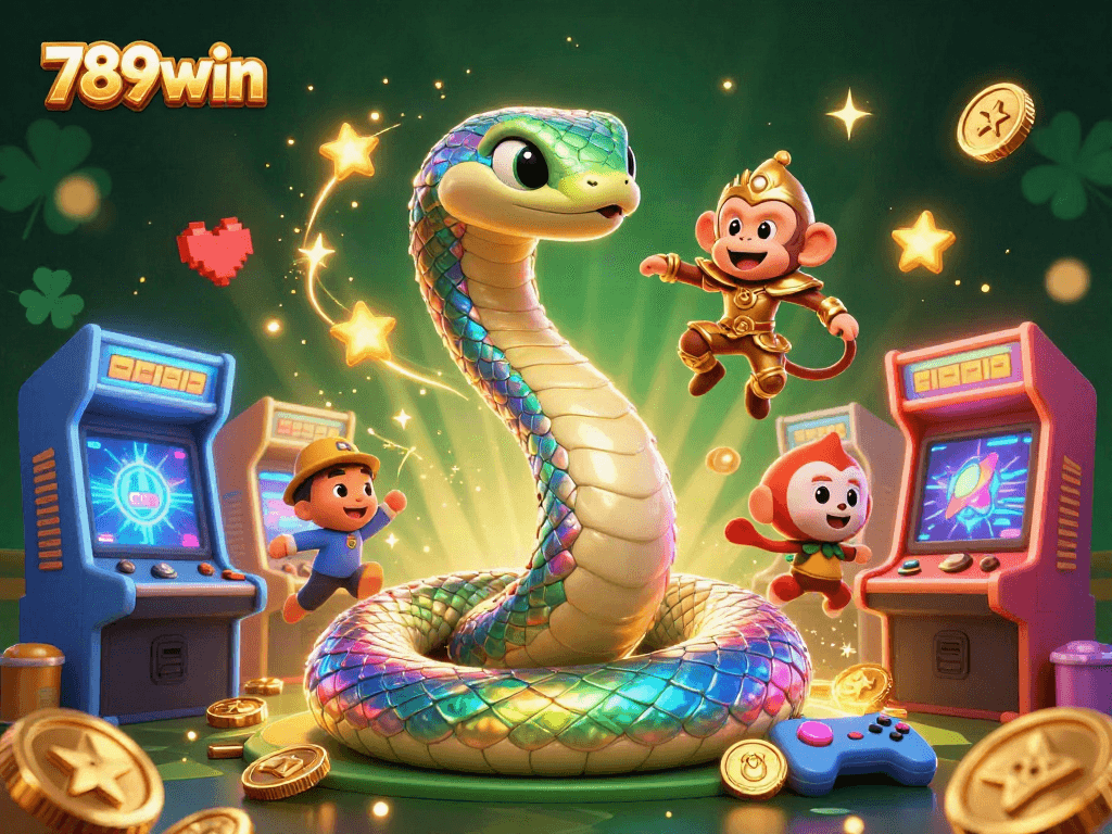 Engage with 789win's vibrant 3D illustration showcasing a casino-inspired adventure full of fun and immersive gaming.