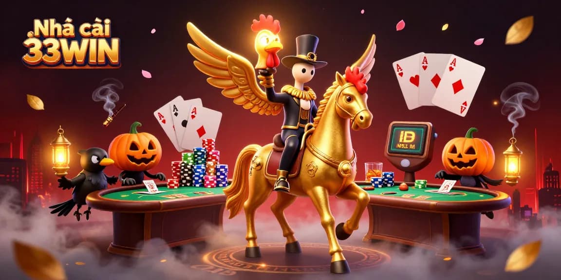 Experience thrilling bets at Nhà cái 33WIN with exciting casino games and vibrant 3D visuals.