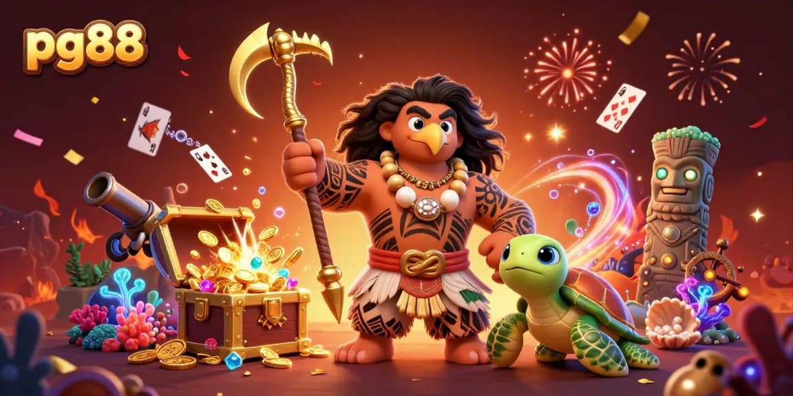 Engage in thrilling gameplay on pg88 with colorful treasures and dynamic characters.