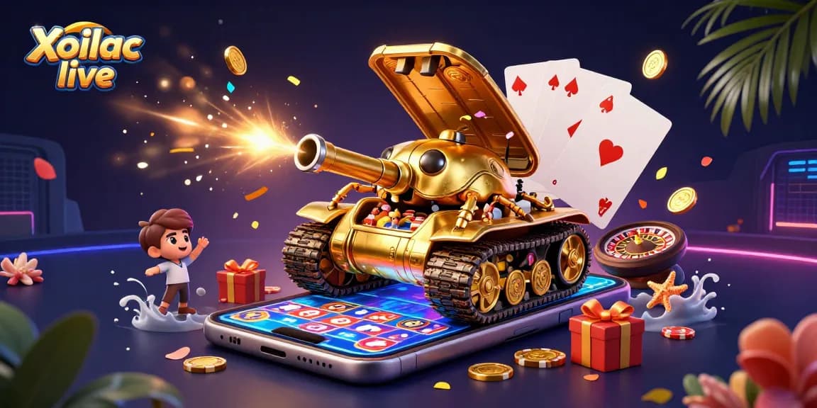 Xoilac live captures exhilarating casino action with vibrant games and stunning 3D visuals.