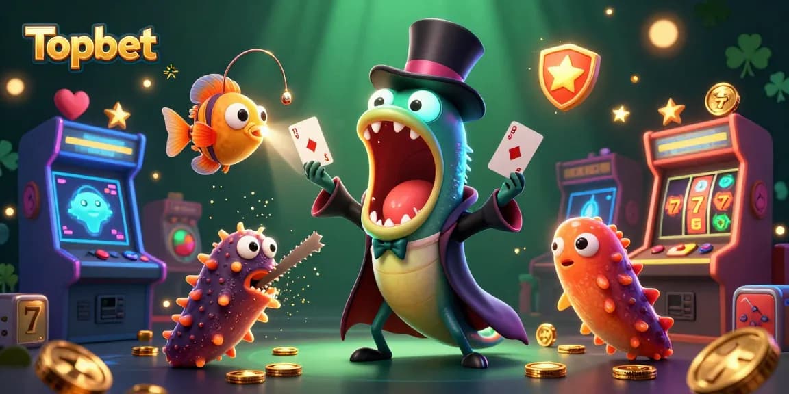 Engage with Topbet's vibrant casino world filled with enchanting characters and magical gaming elements.