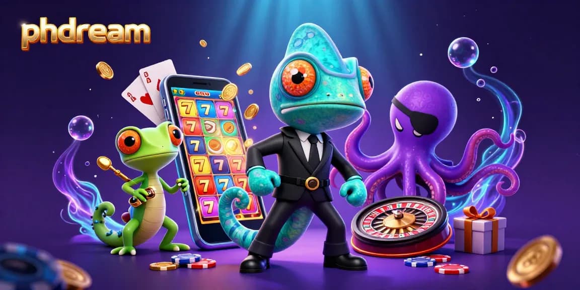 Experience thrilling gaming at phdream with colorful slot games and dynamic characters.