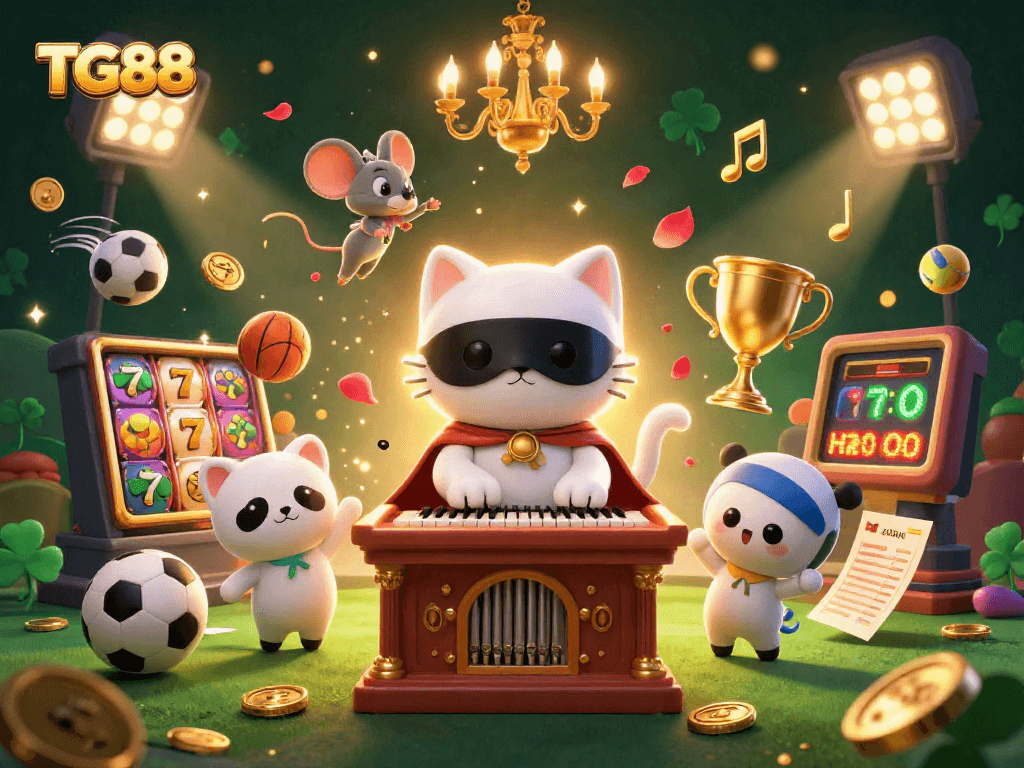 Experience thrilling gameplay at TG88 with dynamic slots and exciting casino scenes.