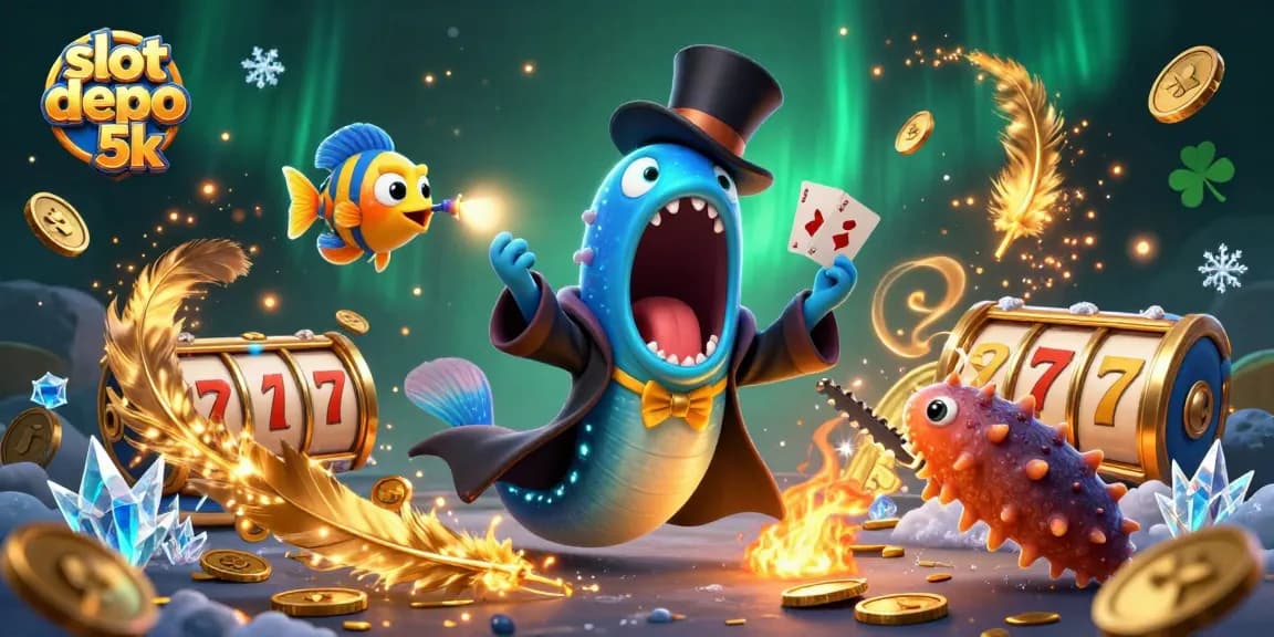 Engage in the fun with slot depo 5k featuring interactive card tricks and captivating characters.