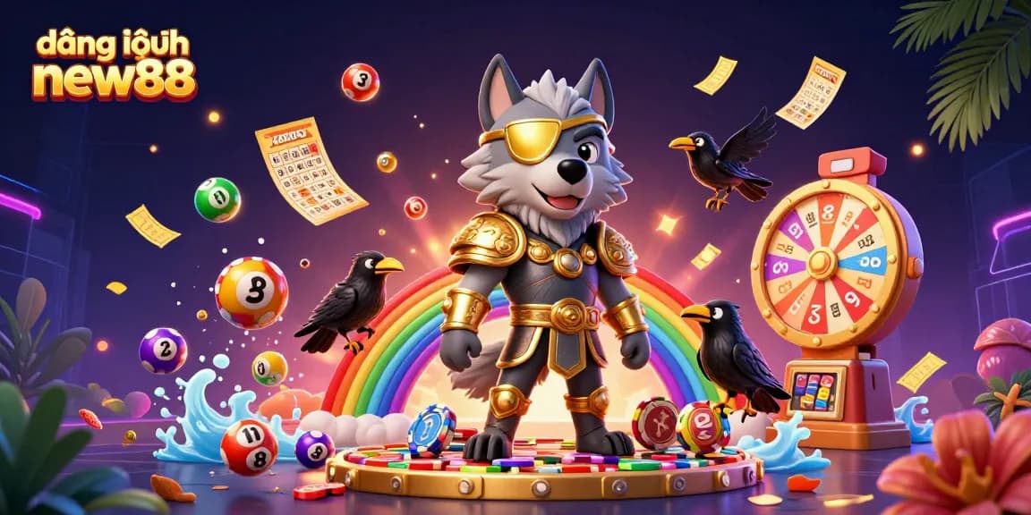 Engage with the exciting world of online gaming at đăng nhập new88 with vibrant casino-themed visuals.