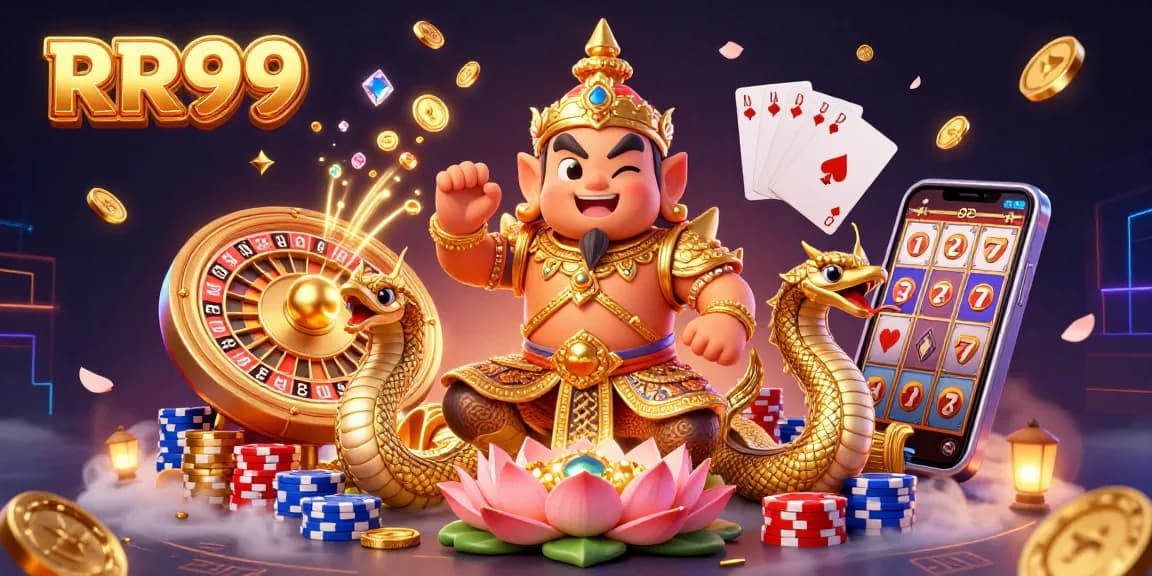 Experience thrilling gameplay at RR99 with vibrant casino elements and characters in action.