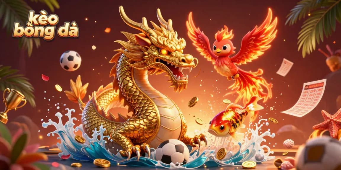 Engage with kèo bóng đá and experience thrilling sports betting through animated characters and dynamic elements.