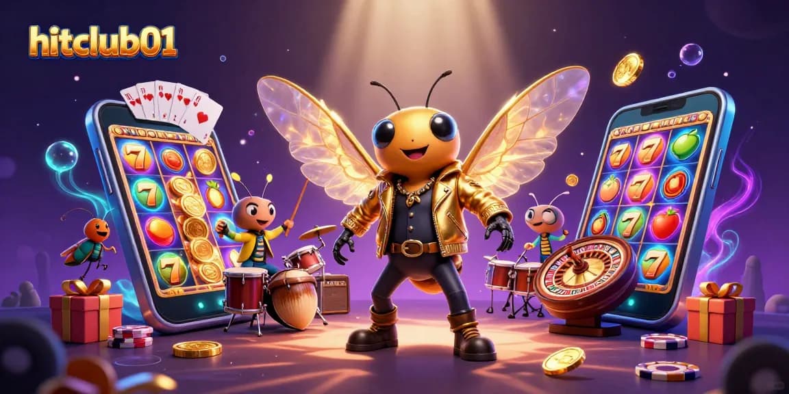 Experience the vibrant hitclub01 scene with a cicada rock star at an online casino.