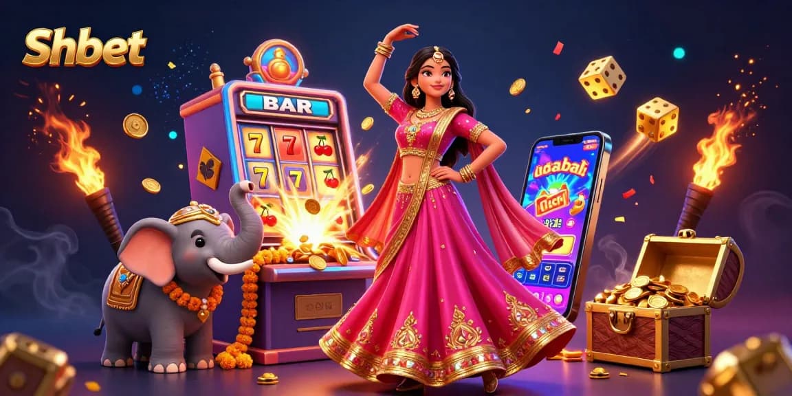 Experience the thrill of Shbet casino with vibrant 3D illustrations showcasing exciting game elements and stunning visuals.
