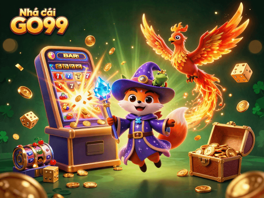 Engage in thrilling slots action with Nhà cái GO99's magical casino experience.