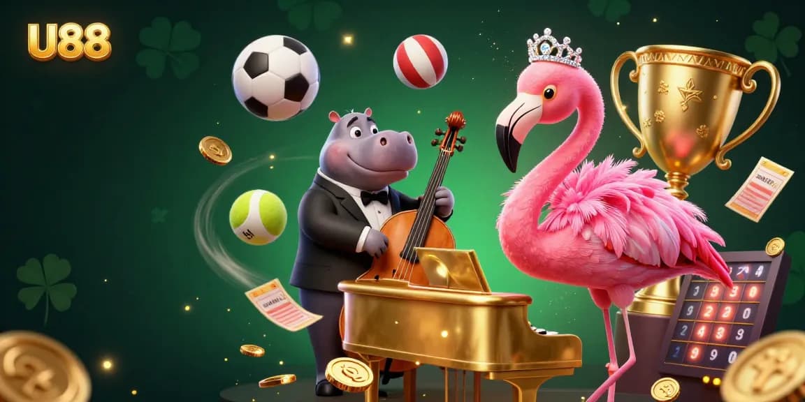 Win big with U88's vibrant casino experience featuring lively characters and dynamic game elements.