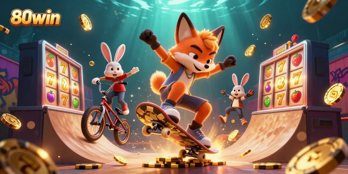 Experience thrilling slot adventures with 80win's vibrant gaming scene and dynamic casino elements.