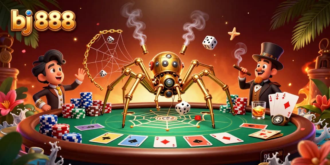 Engage with bj 888's steampunk-themed casino adventure featuring vibrant game elements.