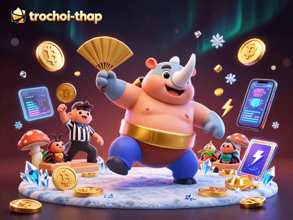 Experience the excitement of trochoi-thap with dynamic characters and vibrant casino elements.