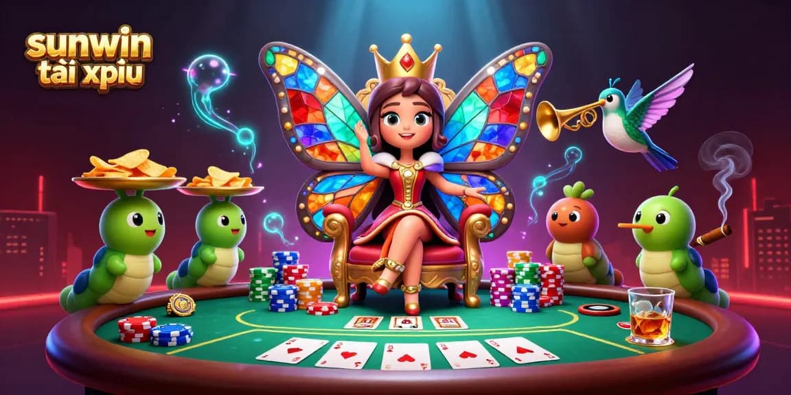 Engage with sunwin tài xỉu in a vibrant 3D casino scene showcasing excitement and strategy.