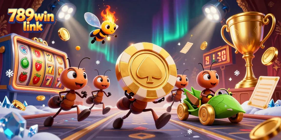 Engage with thrilling gaming fun through the 789win link featuring ants and slot elements.