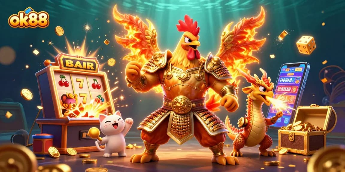 Spin to win with ok88 on an ultra-detailed 3D casino cartoon adventure!
