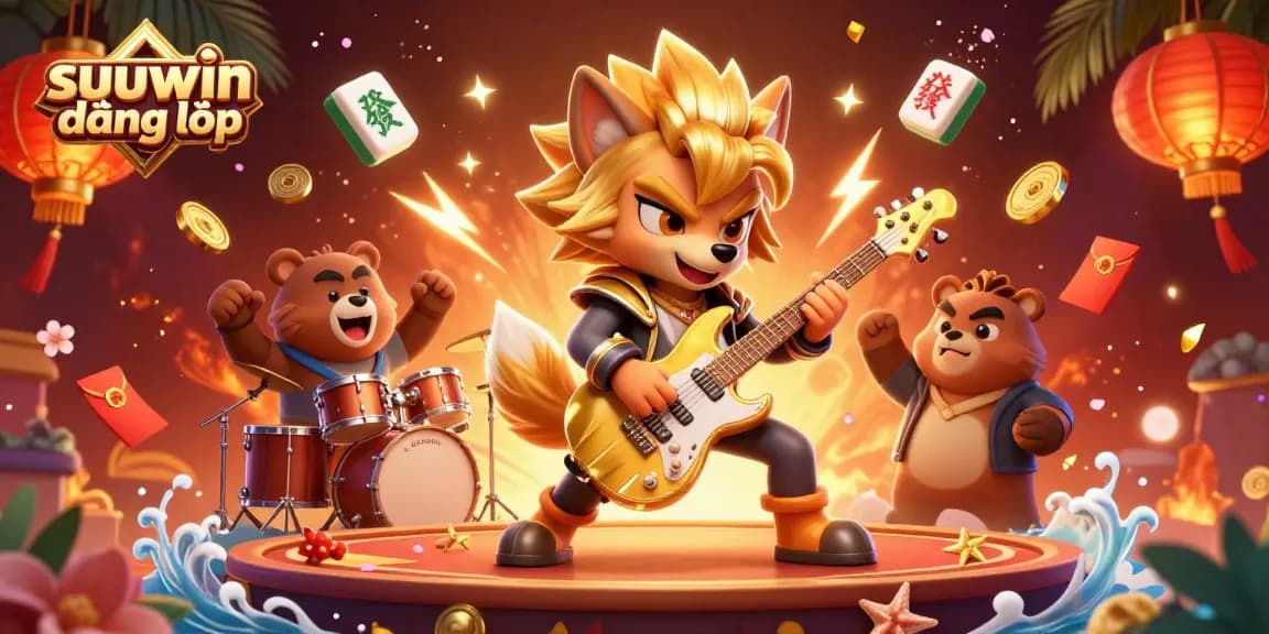 Engage with suuwin đăng nhập in an exciting online casino scene featuring dynamic game elements and colorful characters.