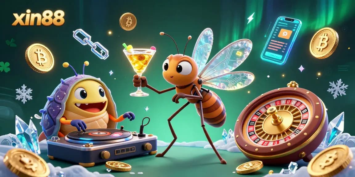 Spin the roulette with xin88's vibrant casino mascot bringing excitement to life.