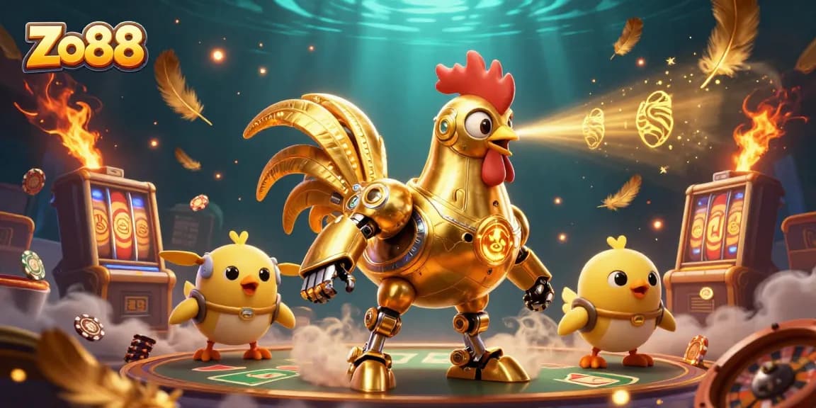 Experience thrilling gameplay at Zo88 with vibrant slot machines and engaging casino elements.