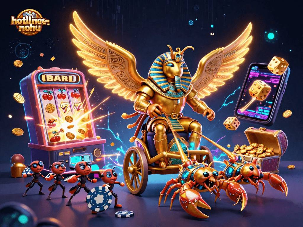 Experience thrilling slots with hotline-nohu's jackpot explosion and dynamic characters in action.