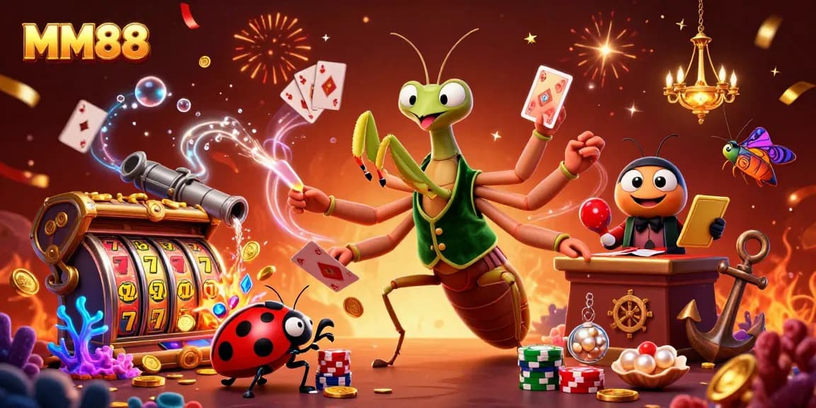 Engage with MM88 slots while enjoying a vibrant casino scene full of excitement and winning potential.