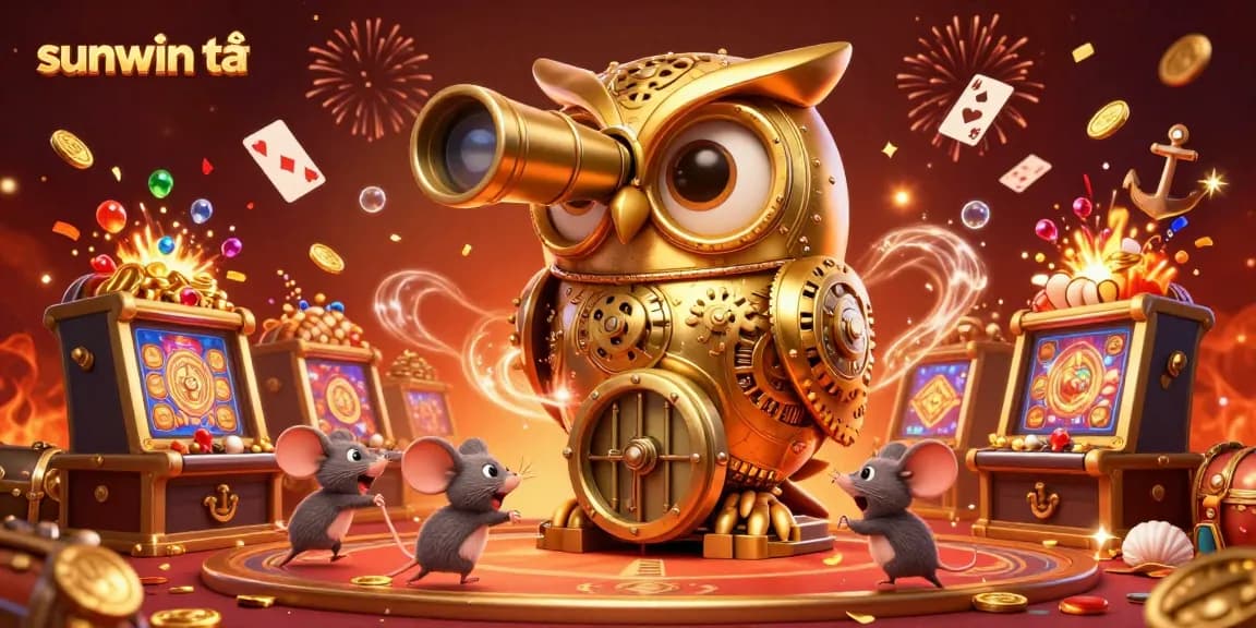 Engage with thrilling chances in sunwin tải's vibrant casino environment, showcasing animated characters and splendid game elements.