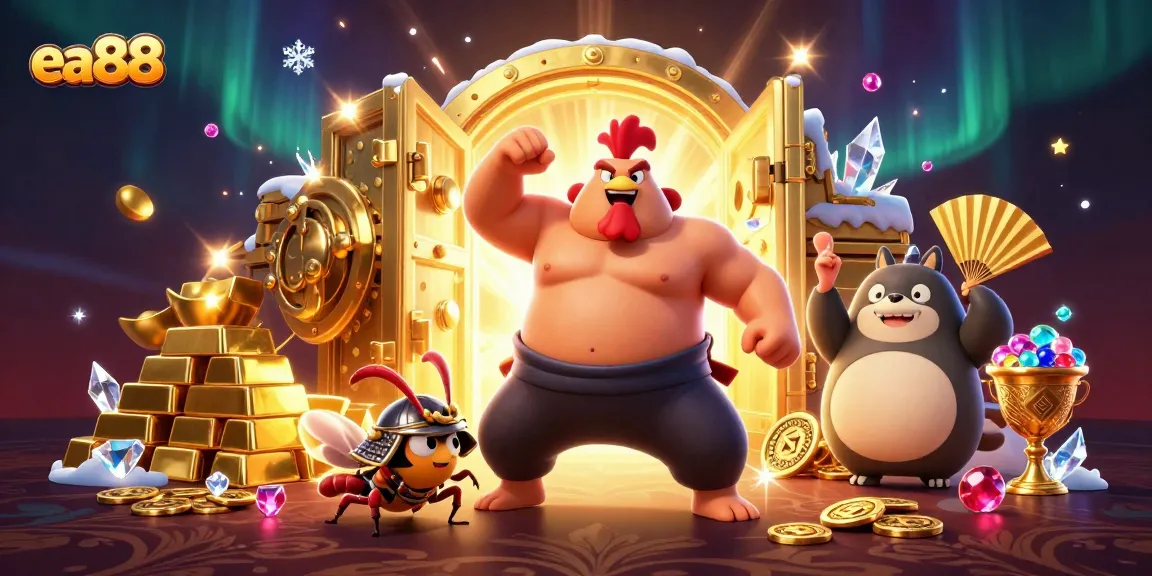 ea88 introduces high-stakes casino fun with powerful characters and dazzling treasures.