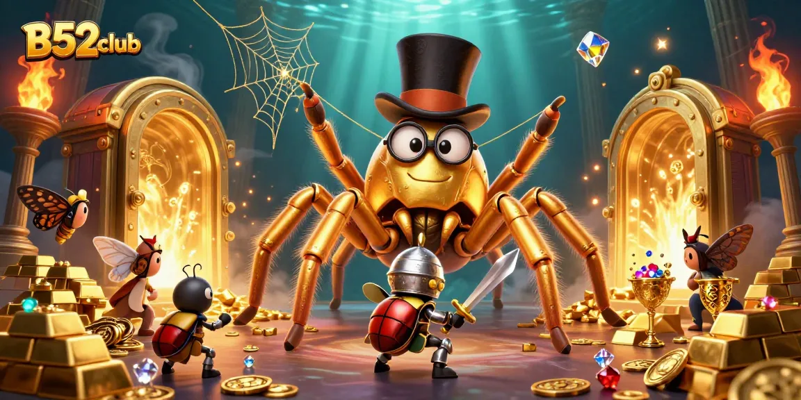 Experience B52club with this vibrant 3D casino illustration highlighting dynamic gaming adventures.