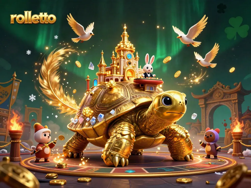 Engage in thrilling rolletto casino action with cartoon characters and vibrant visuals.