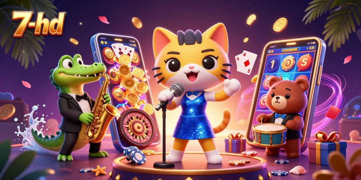 Engage with the 7-hd online casino scene featuring lively characters and vibrant gaming elements.