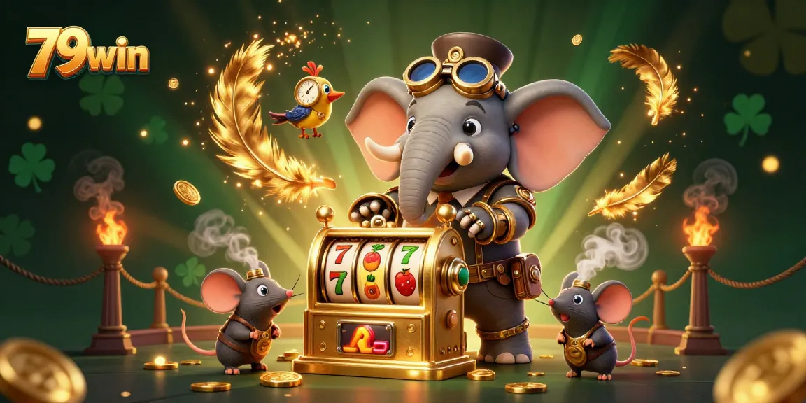 Experience the excitement of 79win with our vibrant 3D casino illustration showcasing thrilling gameplay.