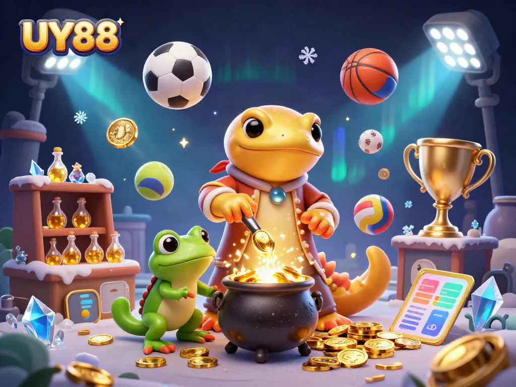 Experience thrilling moments with UY88 in a vibrant casino atmosphere filled with gold.
