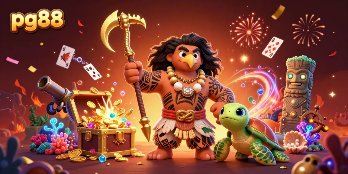 Engage in thrilling gameplay on pg88 with colorful treasures and dynamic characters.