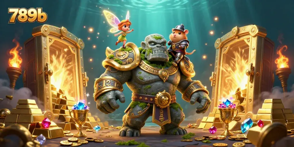 Experience thrilling gameplay at 789b with vibrant treasures and magical characters