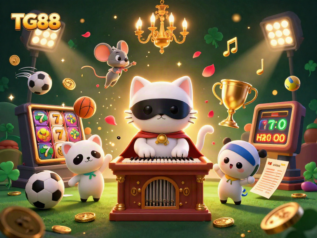 Experience thrilling gameplay at TG88 with dynamic slots and exciting casino scenes.