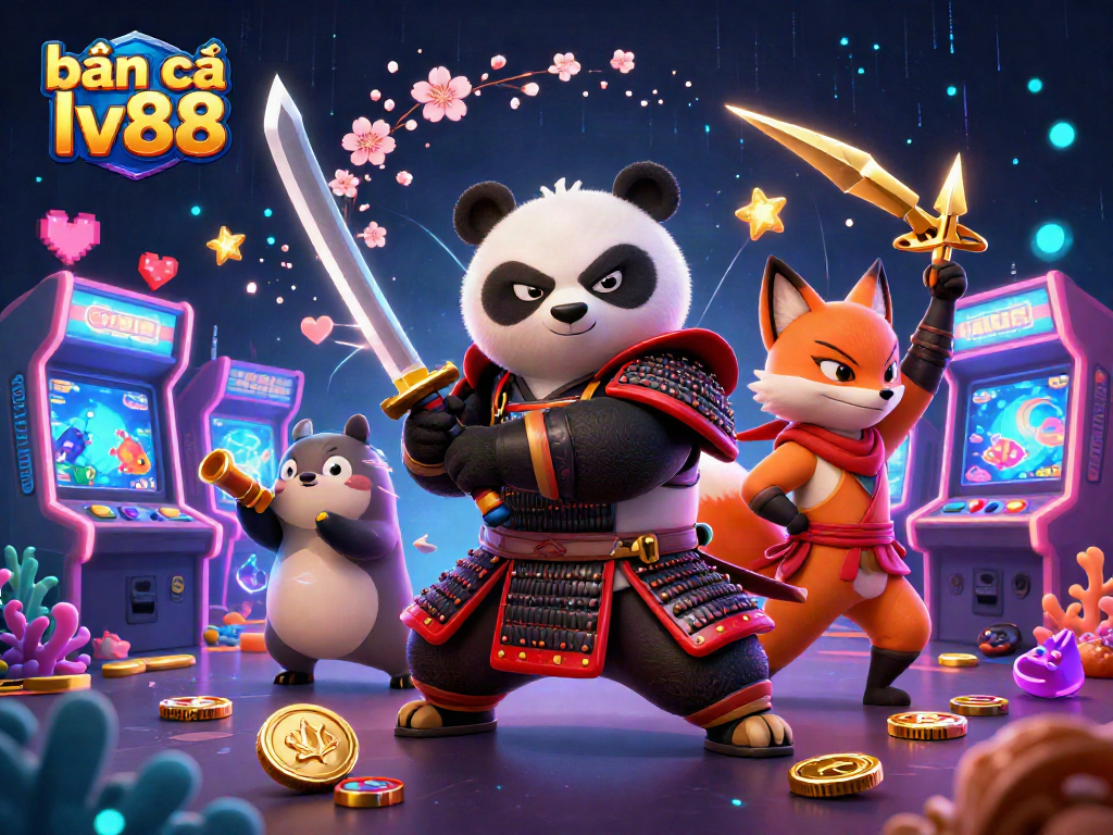 Engage in thrilling bắn cá lv88 adventures with colorful game machines and dynamic characters.