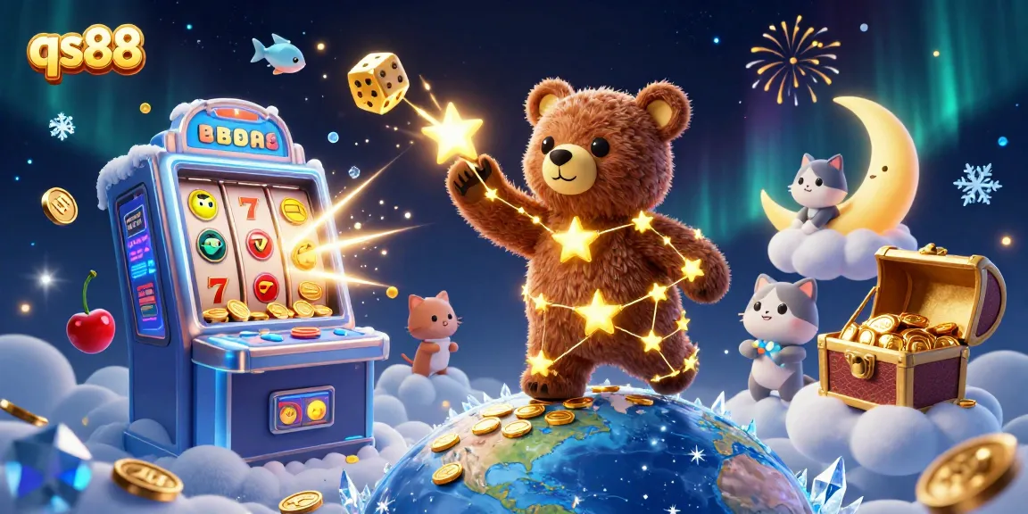 Enjoy exciting wins at qs88 with a lively casino scene featuring jackpot delights and vibrant characters.