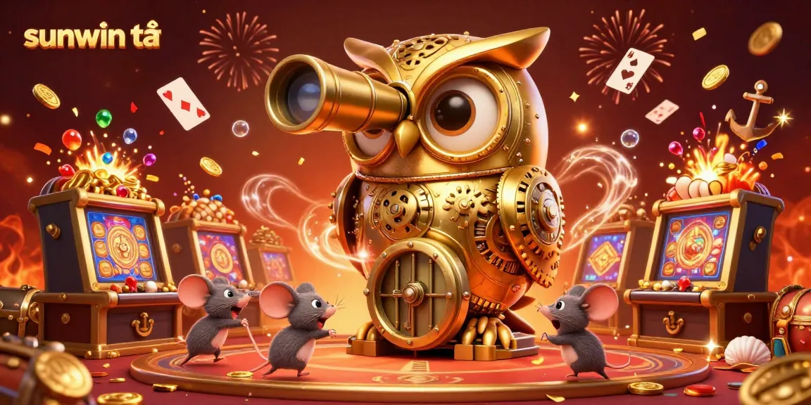 Engage with thrilling chances in sunwin tải's vibrant casino environment, showcasing animated characters and splendid game elements.
