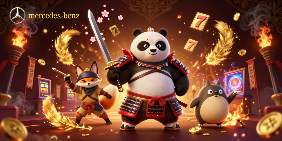 Engage with thrilling gaming moments featuring mercedes-benz in a vibrant casino scene.